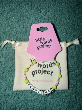 Little Words Project "TENNIS MOM" Beaded Bracelet! 🎾